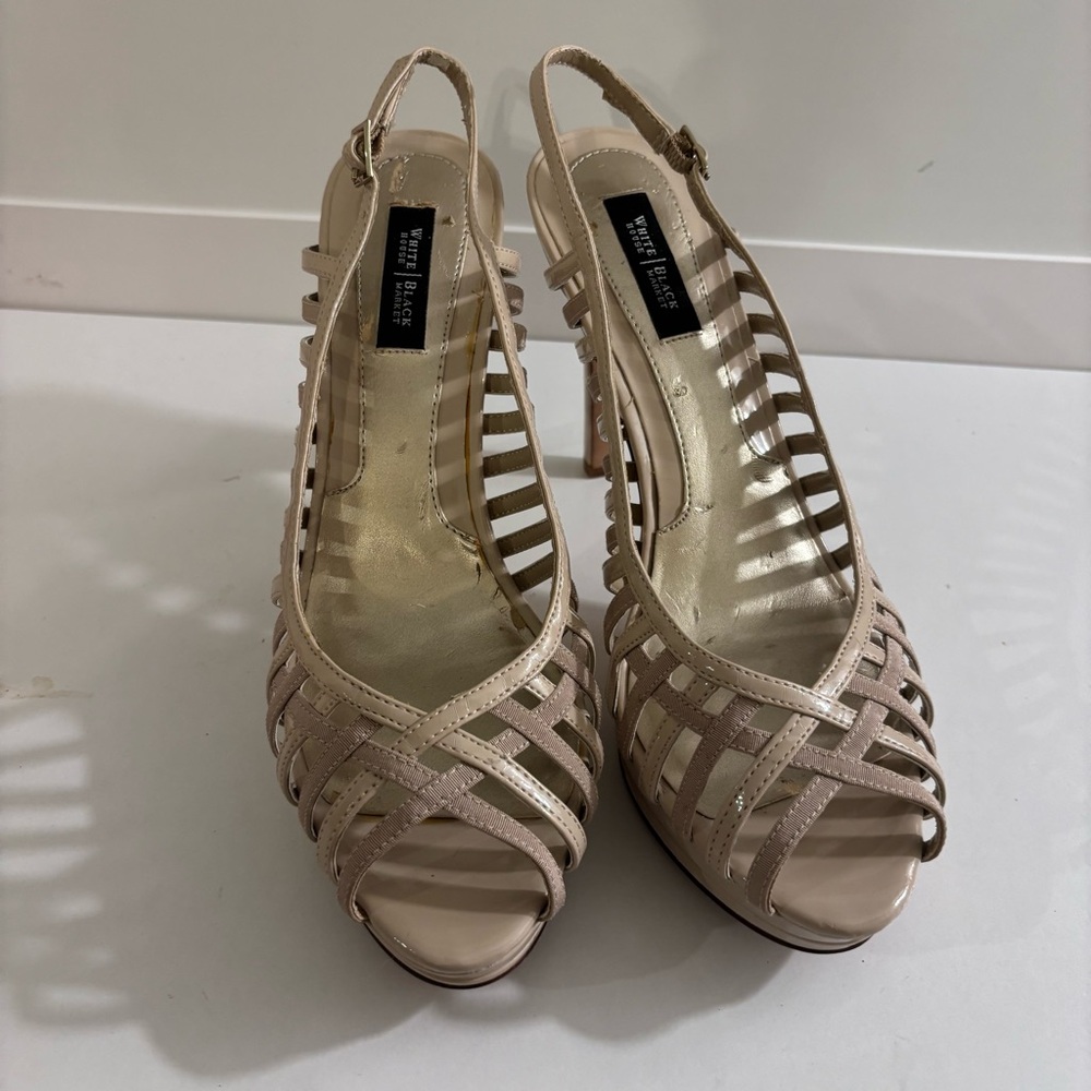 White House Black Market Y2K Platform Heels size 8